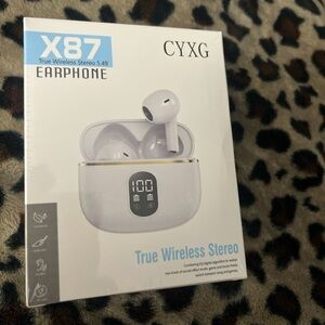 X87 True Wireless Stereo Earphones - White